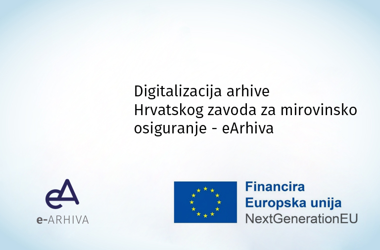 Digitalizacija arhive Hrvatskog zavoda za mirovinsko osiguranje - eArhiva